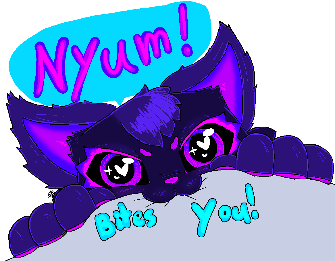 desbjust's tweet photo. NYUM BITES YOU ! Me Des biting you what u going to do about it . https://t.co/UT74A210F0