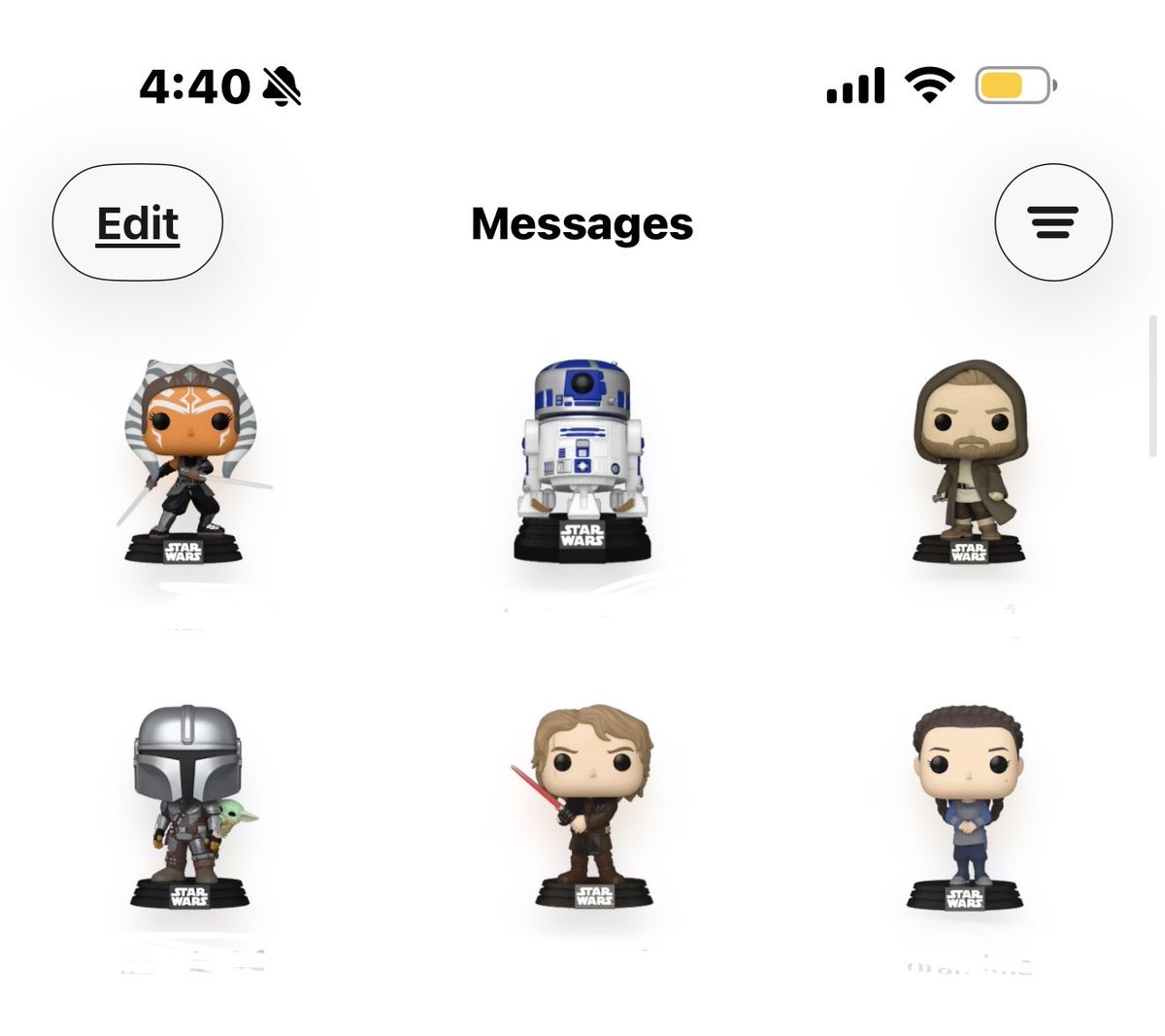 padmestrilogy's tweet photo. got bored and changed my contact images to funkos https://t.co/WOpPa7OMx5
