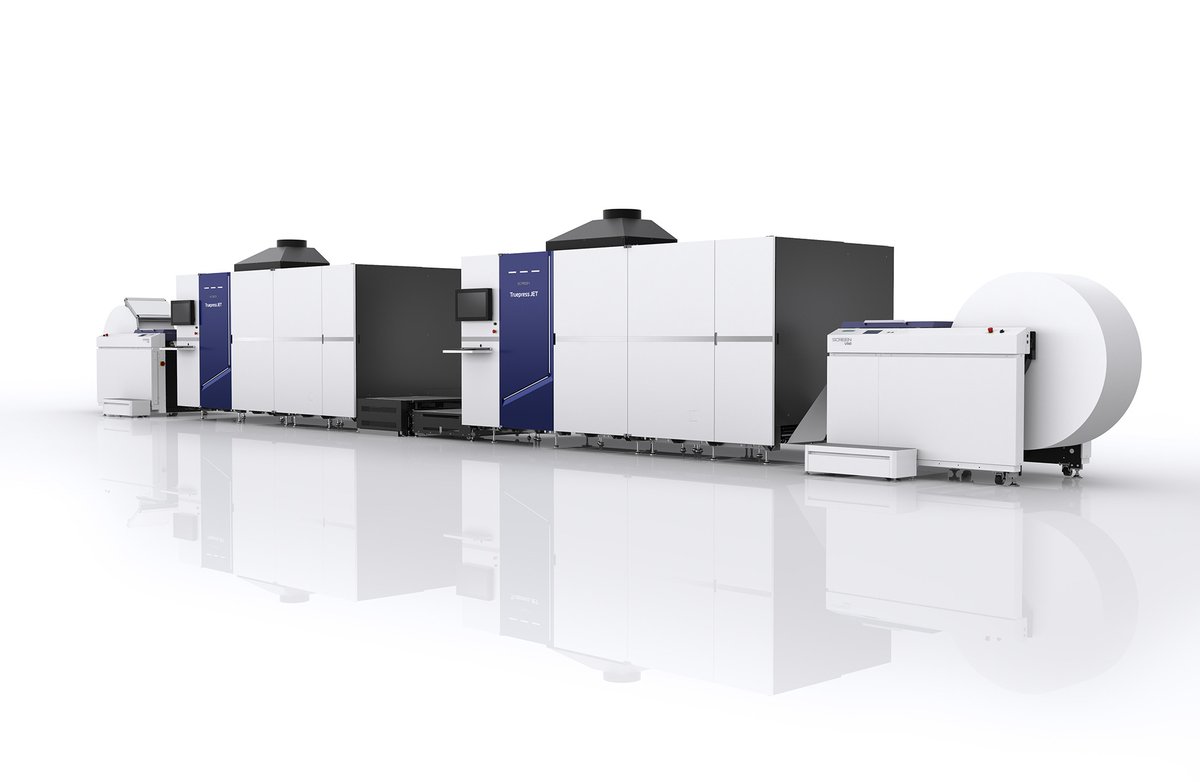 p_promcom's tweet photo. SCREENグラフィックソリューションズ　高速連帳インクジェット機「Truepress JET 560HDX」が「Digital Press INKJET認証」を取得
https://t.co/vaT9PkUvA2 https://t.co/UKbAQCq22J