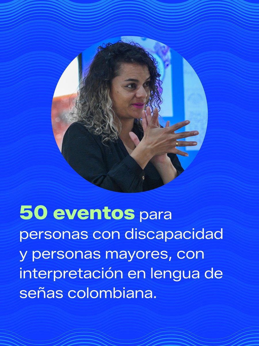 FILBogota's tweet photo. ✍️Un FILBo con programación accesible e incluyente para todos. https://t.co/v68bWEhRUo