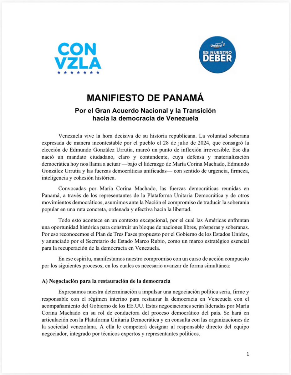 Unidad Venezuela tweet media