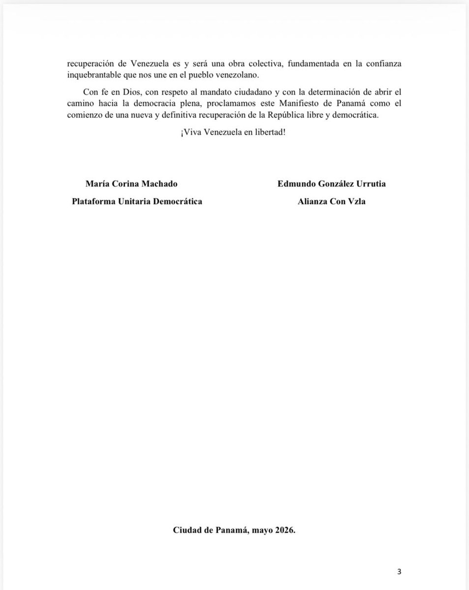 Unidad Venezuela tweet media
