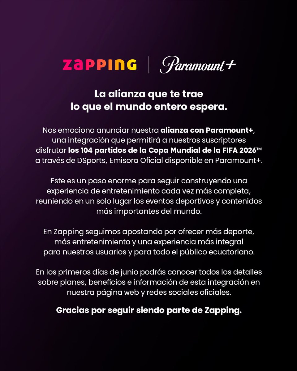Zapping Ecuador tweet media