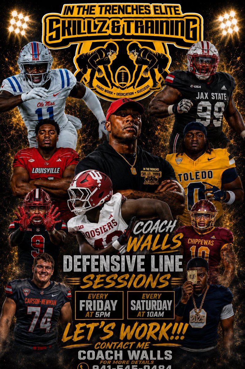 gregwall8's tweet photo. Summer is here if you looking to get some work if you play Defensive Line get at me let me help you take your game to the next level!!! Contact me number down below!!! 941-545-0484 https://t.co/w8sfw3U0sO