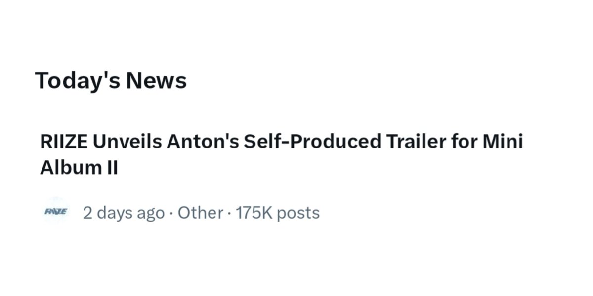 4321updates's tweet photo. 260527 Today's News #ANTON

RIIZE Unveils Anton's Self-Produced Trailer for Mini Album II

#앤톤 #アントン #RIIZE #라이즈 https://t.co/6cDuU76eFD