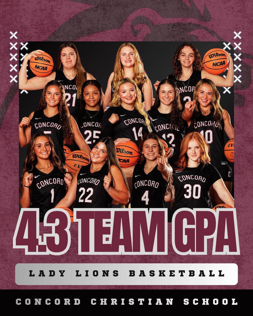 Concord_Gball's tweet photo. Something big is happening at The Cord. 🦁

4.3 Team GPA.

The standard continues to rise.

The best is yet to come. https://t.co/IXOq3jk0qX