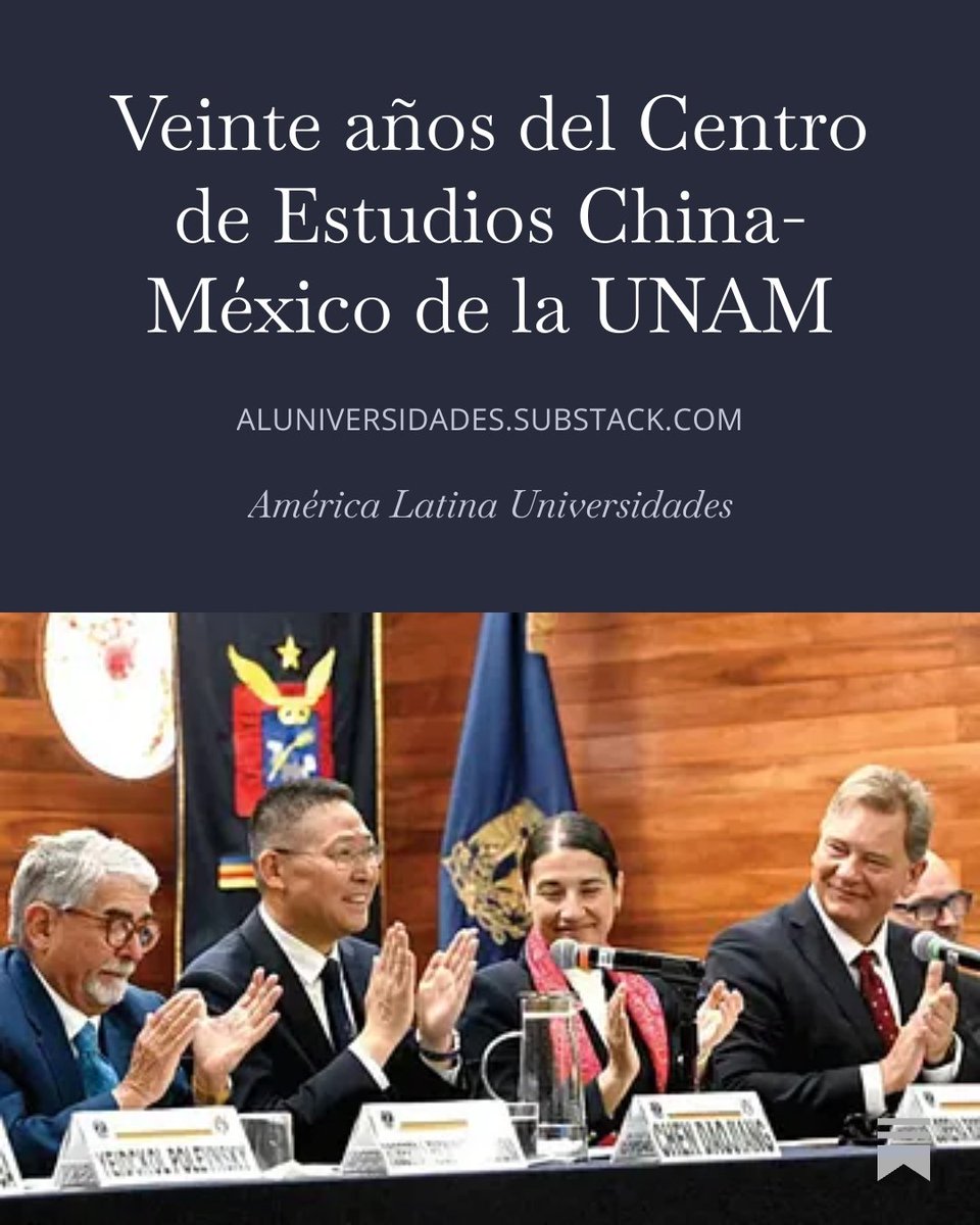 al_proyecto's tweet photo. #CooperaciónAcadémica 🇲🇽🇨🇳

Veinte años del Centro de Estudios China-México de la @UNAM_MX 

Desde 2007, ha apoyado a más de 120 investigadores/as y organizado más de 300 conferencias

@FEconomiaUNAMof @UDUALC @EmbChinaMex 

https://t.co/2JPxa1FGqA https://t.co/XZmGqkVbaJ