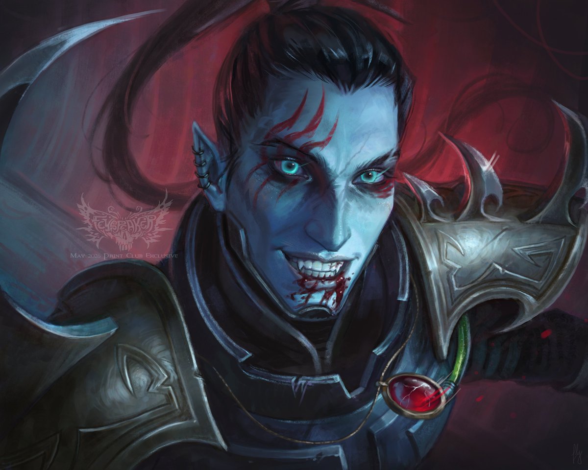 feyspeaker's tweet photo. murderelf bf 🖤🗡️
#roguetrader #wh40k https://t.co/i98hu2n7Md