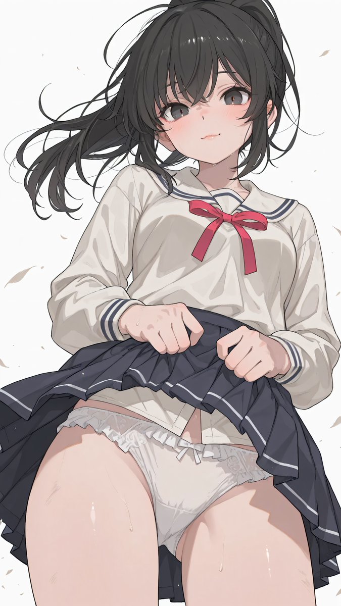 AI_oyu's tweet photo. 正義のポニーテールが圧倒的に不利…正義なのでやっぱり白だったかな…。 https://t.co/nFi6Cxkire