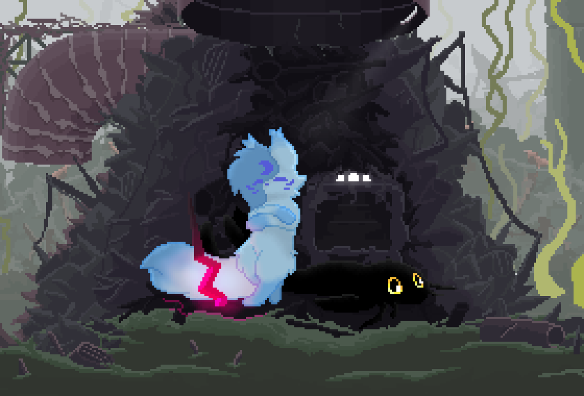 Cyan_Stars_fox's tweet photo. here the art
its my slugcat fallen heh https://t.co/ba6Gqw9lg9