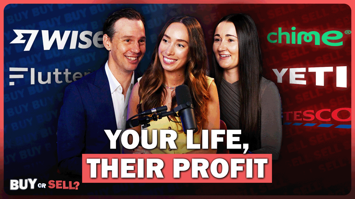 EquityMates's tweet photo. Today on Buy or Sell Ally is joined by Chloe Stokes from Forager and James Rodda from Antipodes to discuss five stocks that are quietly clipping the ticket on our everyday lives. 

Companies discussed:
Tesco 
Wise Group PLC 
Flutter Entertainment
Yeti Holdings
Chime Financial https://t.co/1C70DsuNwV