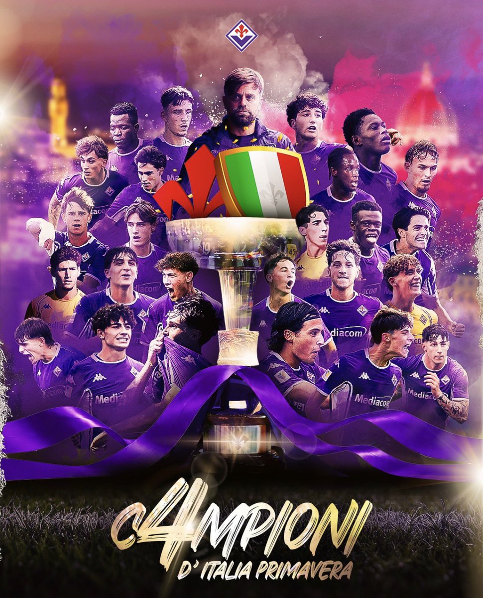 ianpr15's tweet photo. @Viola_Nation CAMPIONI!!! For all our faults it’s genuinely great to see the club cultivate an incredible Primavera program, let’s pray it carries through! https://t.co/tExH9ndt5o