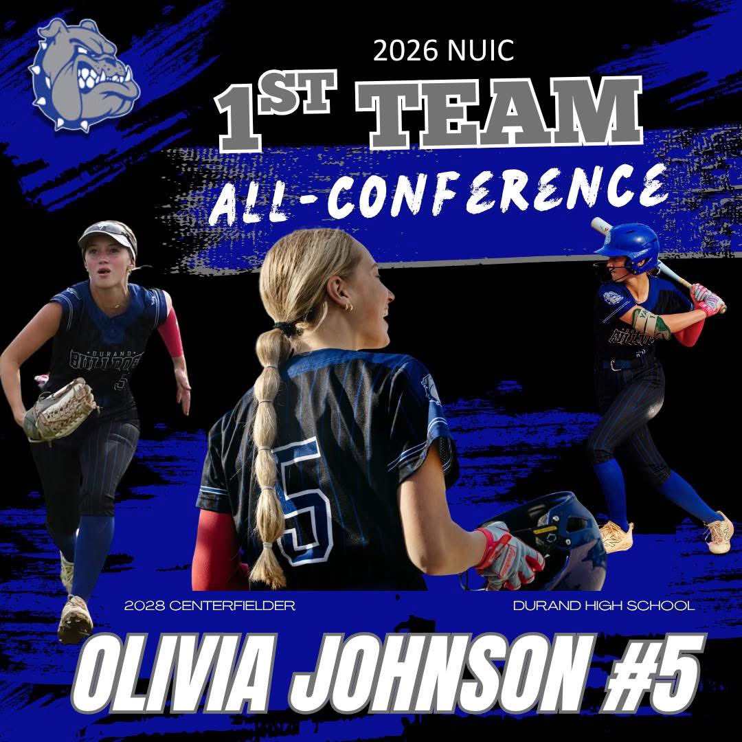 YaYaJohnson28's tweet photo. Sophomore year ✔️💙🥎

I am Honored to have been named 2026 NUIC 1st Team All-Conference. 

Season stats ⬇️
.446 BA / .569 OBP
1.302 OPS / .732 SLG 
.978 FPCT 90 PO 23 A
@CoachSelena20 @SilverHawkSball @Coach_McNulty @campir5 https://t.co/hss3TL9CkG
