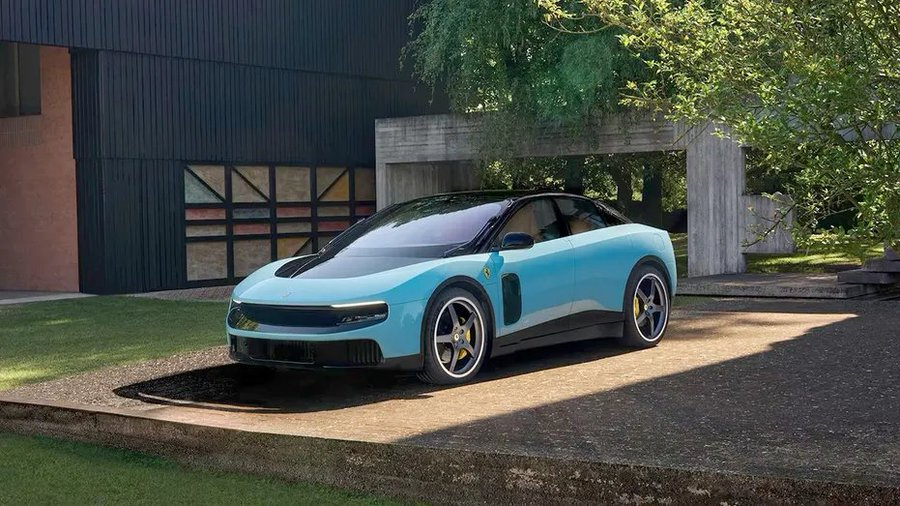 ArthurMacwaters's tweet photo. cybertruck vs. ferrari 

> $69k vs. $640k 
> industrial futurist vs. postmodern slop

kinda wild that they let this concept onto the internet https://t.co/nfhdS8vhE5