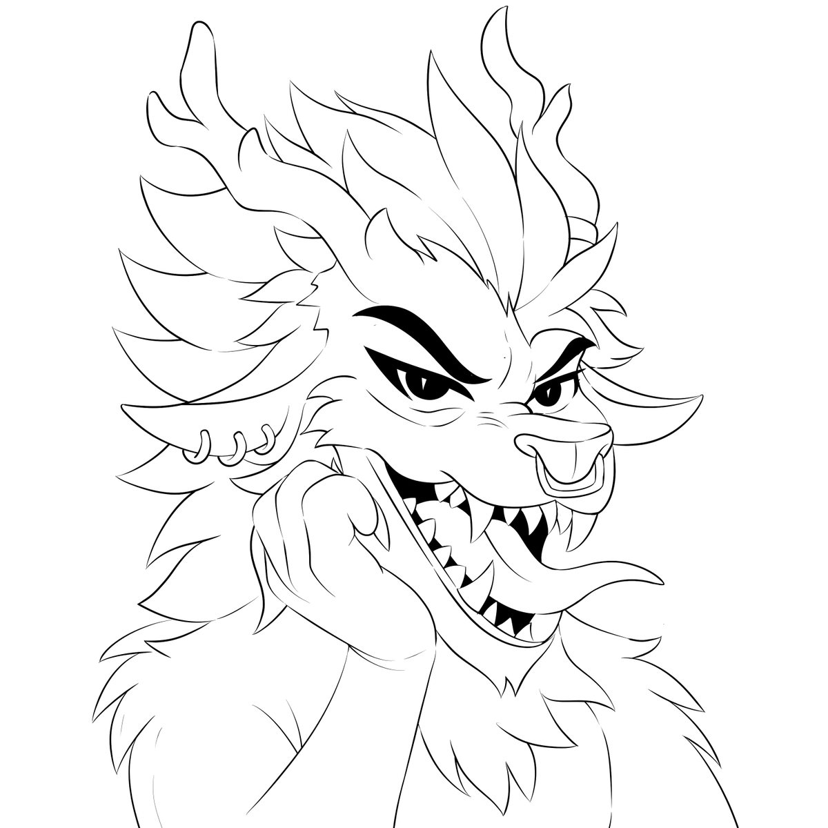 Akemita_Fe's tweet photo. One sketch is done, and let’s see where this goes from here 😁🥰

#wip #furry #artmoots https://t.co/axk47diRaU