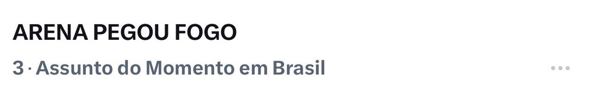 aninhatuitta1's tweet photo. Já somos top 3

ARENA PEGOU FOGO https://t.co/FaXTPiwcIe