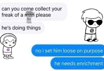Minksafterdark's tweet photo. Davekat + rose having to deal with it https://t.co/3pf0EhzRPP