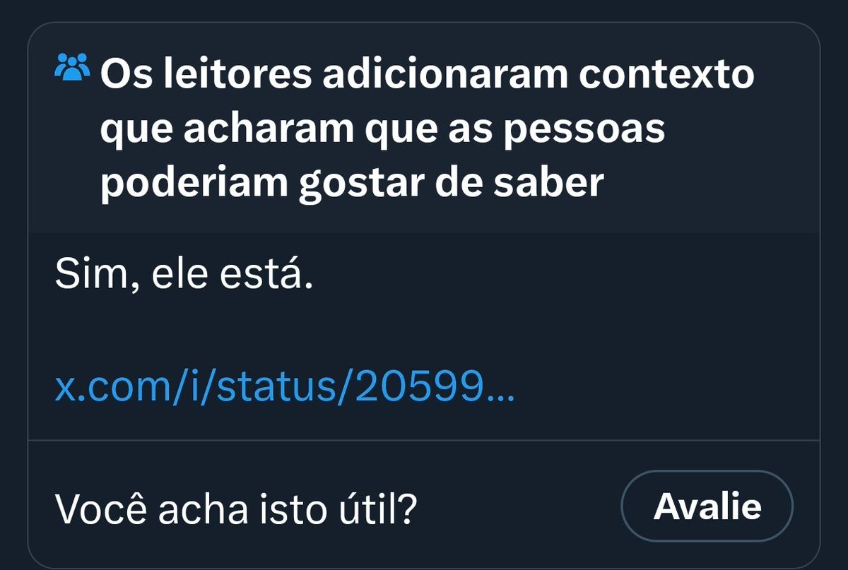 Joydinha's tweet photo. A nota da comunidade é SENSACIONAL https://t.co/BrLoMqYISK
