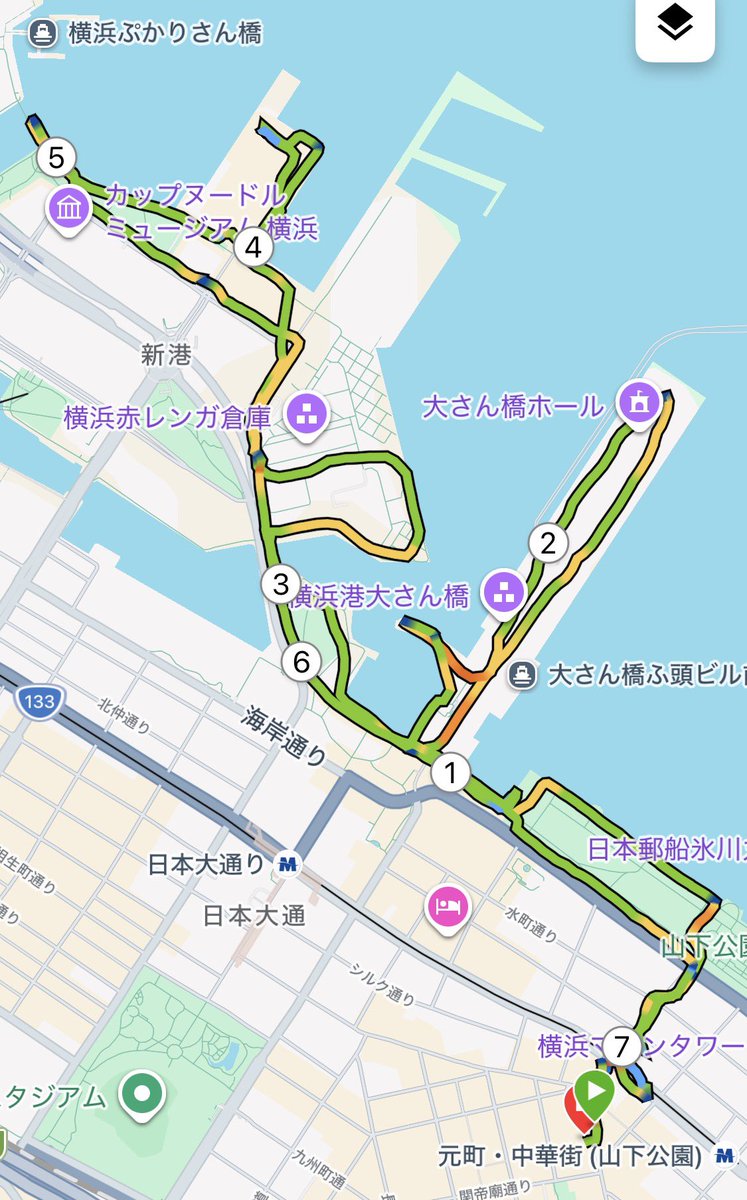 INDEXPERIENCE's tweet photo. 横浜朝ラン。やっぱ旅先では観光ランが良いですね。サクッと名所を見て回れる。

昨夜の紹興酒も抜け切ったはず https://t.co/RWnUTn5Dus