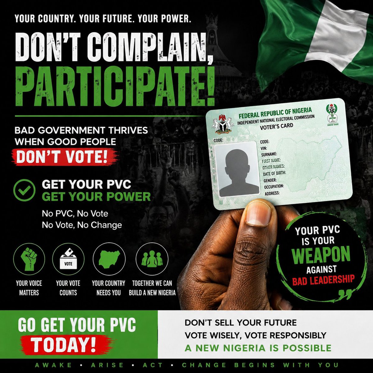 ONYEKAC68735872's tweet photo. Seeing abducted children beaten, crying, and begging for mercy is heartbreaking. Innocent lives are suffering while insecurity keeps growing.
Nigerian youths, wake up. Your PVC is your power 🇳🇬
Enough
#NigeriaIsBleeding #SaveOurChildren #EndBadGovernance #PVCReady https://t.co/H67ZV8LTZU
