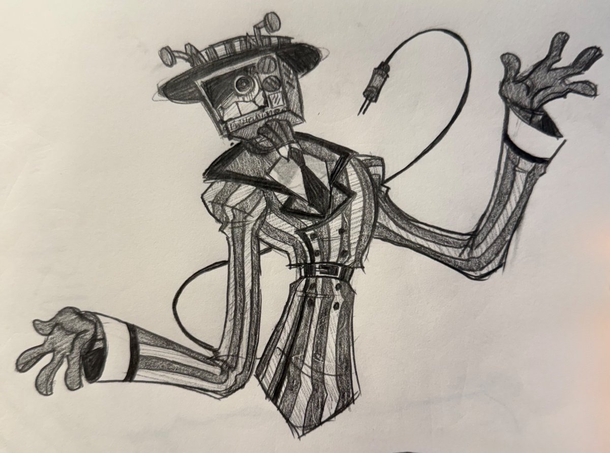QwenStarli94593's tweet photo. Working on some more drawings, but here is two sillies from separate AUs!

Mr. Vorin and Mr. Romantic! Which I will soon color https://t.co/uriJlxMEcG