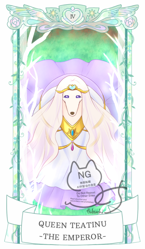 shumi_fukuchi_p's tweet photo. ヒープリタロット5枚目を描きました❣️

5枚目は大アルカナのNo.4【 皇帝 】のカードです。

皇帝は「威厳」や「リーダーシップ」を表しているカードなので、ヒープリの世界で該当するのはテアティーヌ様だなと思って描きました😊

#ヒープリ #ヒープリタロット https://t.co/tHgy6RlIVf