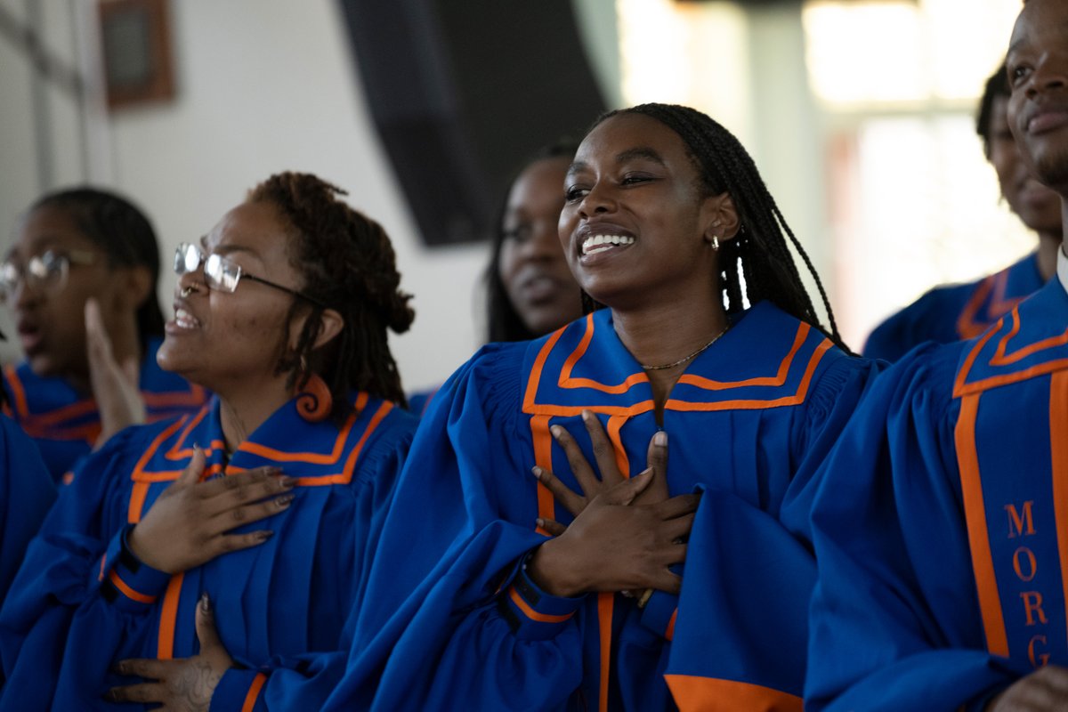 MorganStateU's tweet photo. The world-renowned Morgan State University Choir is in full swing on its tour of South Africa, sharing the sound and spirit of the National Treasure across the globe. 🌍🎶

As the choir continues its international journey, they are also being recognized back home with a nomination for a Stellar Award in the category of “HBCU Choir of the Year.”

💻 Vote Now: https://t.co/IpmMFtrU9c
