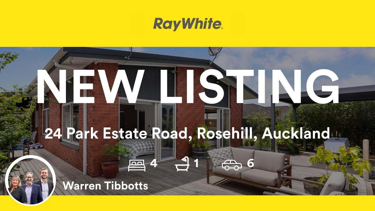 WPJRayWhite's tweet photo. 🛌 4 🛀 1 🚘 6
📍 24 Park Estate Road, Rosehill, Auckland

My latest listing on RateMyAgent.
Agent License -Warren Tibbotts 20058082
https://t.co/thyXiiHSFH

Licensed REAA 2008

...
#ratemyagent #realestate #Ray_White_ManurewaA_T_Realty_Ltd_ https://t.co/4DBoRM834Q