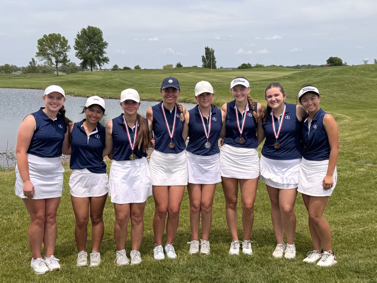 OGHSGolf's tweet photo. @OGHSGolf wins Girls City Golf, firing a 299 today to take the title by 68 shots over Lincoln. OG had 5 in the top 10 including Champion Ari Jacobs, Runner-Up Erin Hurd, Geneva Fredrickson (4th), Libby Fritz (9th), &amp; Brenna Kestel (10th). Results on Golf Gen: G26SFCITY https://t.co/f8TfatmnF4