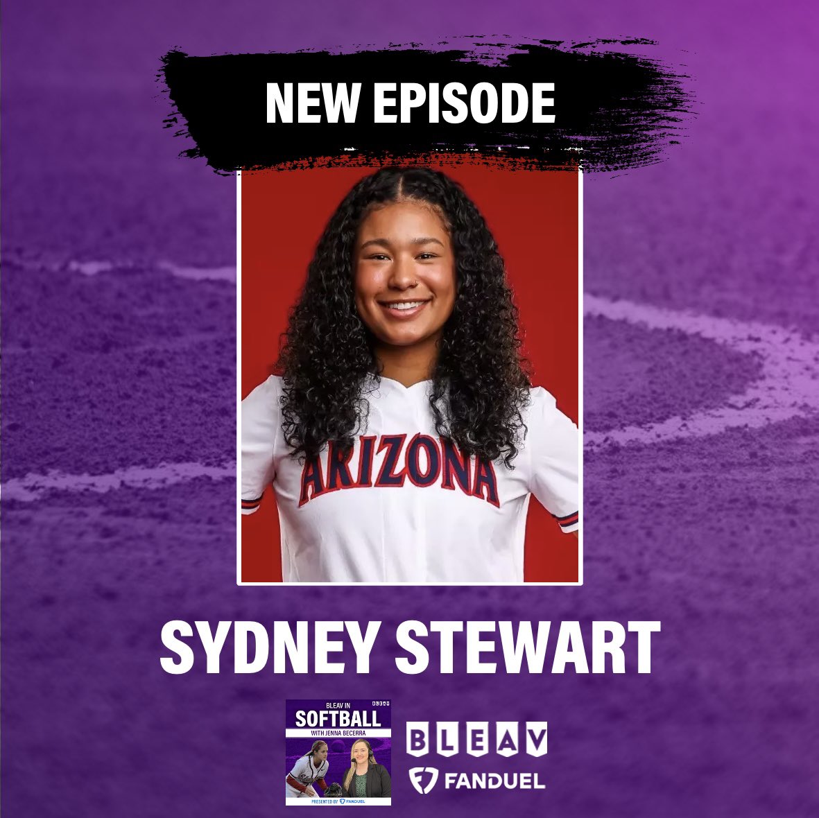 BleavInSoftball's tweet photo. 😸 NEW EPISODE 😸

Host @JennaBecerra01 chats with new @ArizonaSoftball grad, @Big12Conference POY, &amp; @AUSL_Cascade rookie Sydney Stewart about her @NCAASoftball career, future in the pros, what got her here, &amp; more.

🎙️ Get it anywhere, including YouTube!
https://t.co/JcU15ZW3uF https://t.co/1YQGgMoHuh