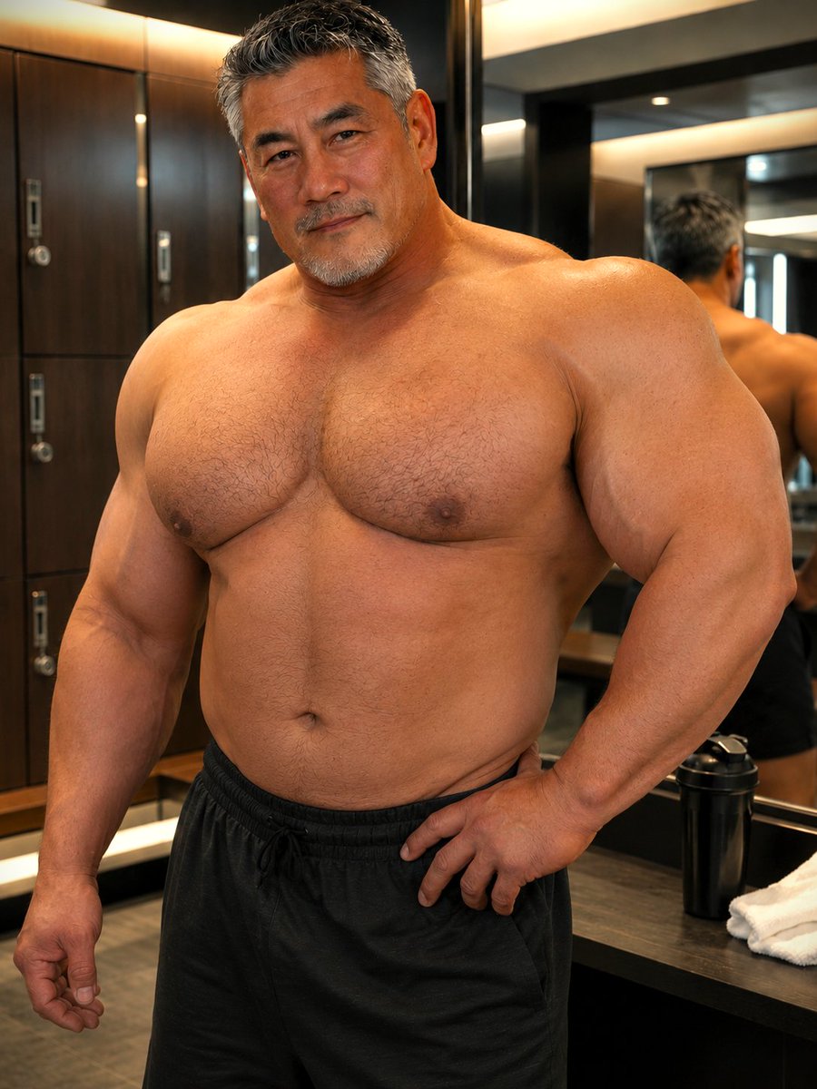 その他 hiro You found HIRO. 🐻 50s Japanese Muscle Bear. Heavy chest. Thick