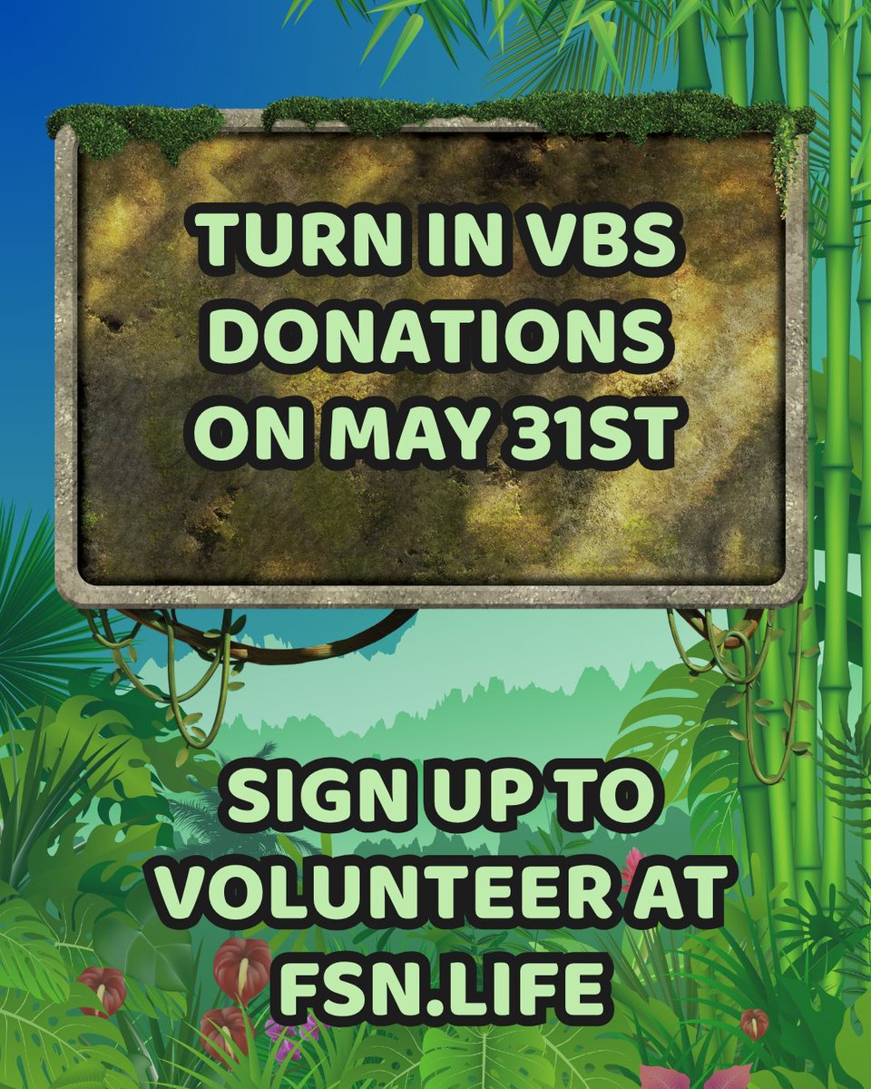 FortScottNaz's tweet photo. Make an Impact with VBS! Please turn in any VBS donations by THIS Sunday, May 31. Amazon and Walmart gift cards are still needed. Help us create a place where kids in our community can Encounter God through VBS by volunteering. Crew leaders are needed to walk with kids from stati https://t.co/6VFbDAPQl9