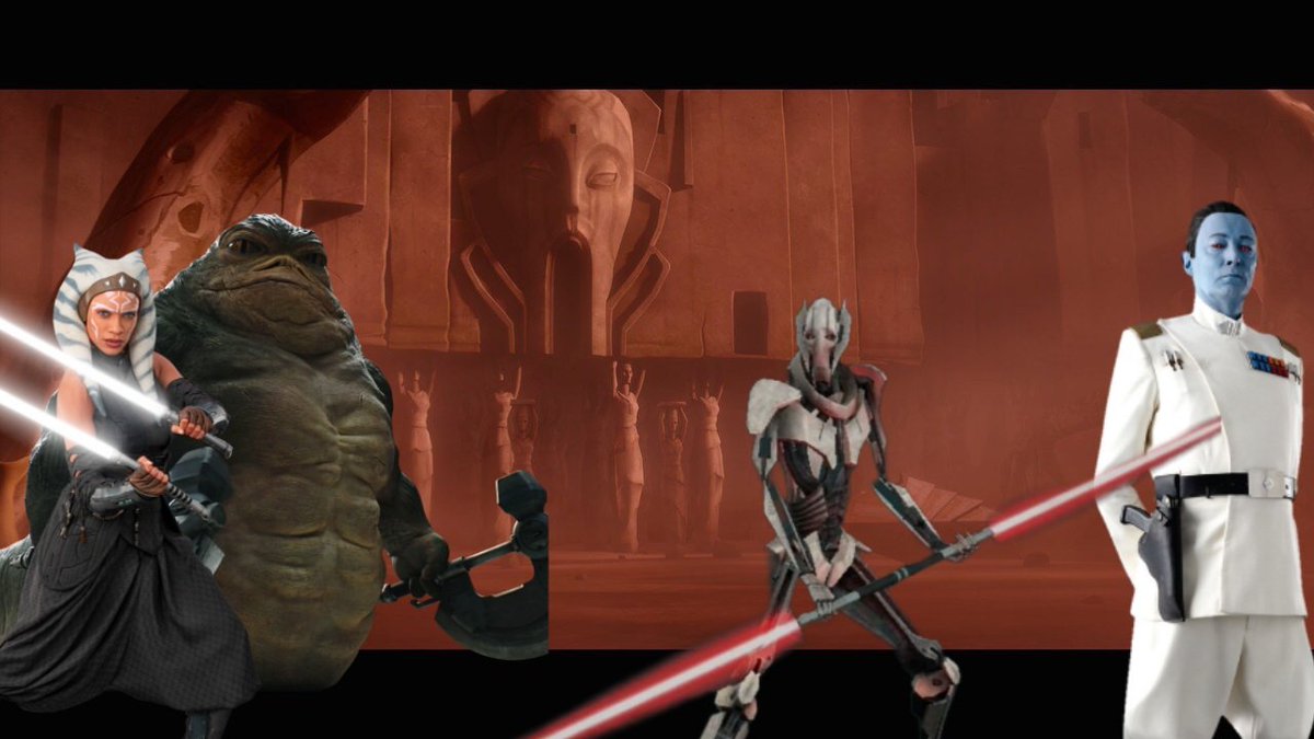 CISENJOYER's tweet photo. "Ahsoka, I dunno if I can beat this prototype. I haven't faced sabers since I fought Darth Maul in Shadow Lord season 3."

"No problem, stinky. I've seen this guys tricks before in tcwseason 1/5"

"The Greatest Victory Is That Which Requires No Battle. - Sun Tzu"    - Me,Thrawn." https://t.co/SqEdwAc2BR