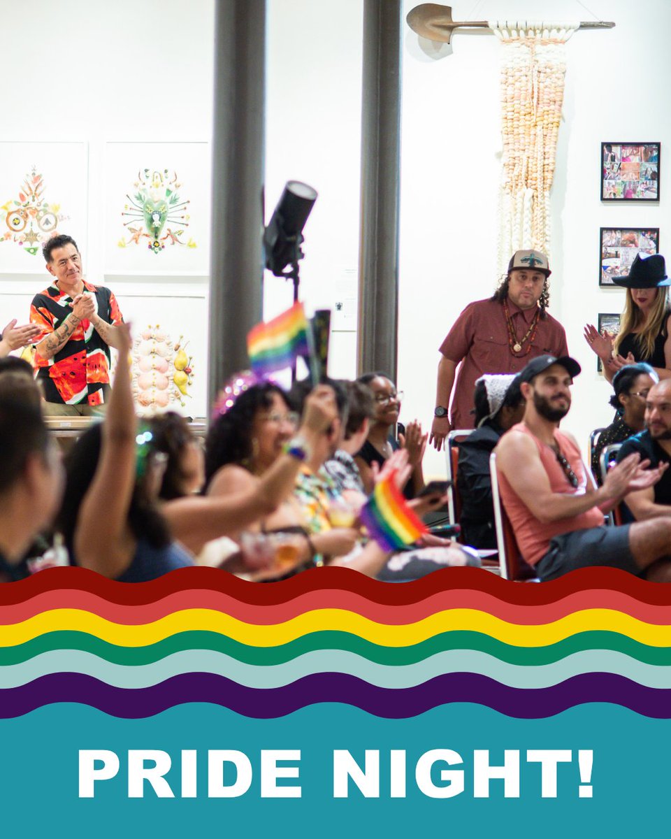 getcreativesa's tweet photo. Join us for Pride Night at Culture Commons Gallery on Thursday, June 11 from 6-9 p.m.! This free event features performances, live music, poetry readings, and more 🌈!

Check it out: https://t.co/Y43za1fr48

#GetCreativeSA #PrideSATX https://t.co/bpVBAOF3DQ