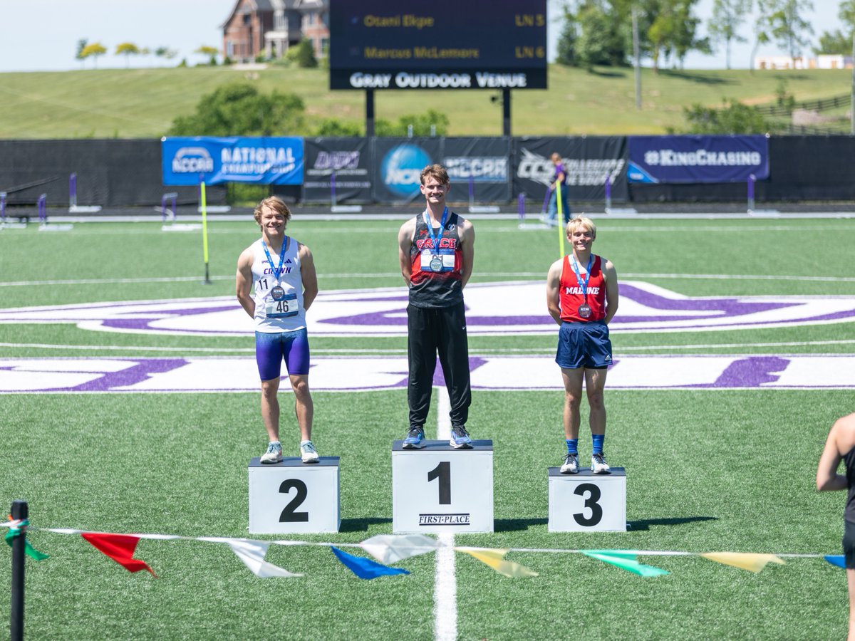 CrownCollege's tweet photo. Reminiscing on an incredible finish to this year’s track &amp; field season. Multiple student-athletes earned All-American honors &amp; national titles while the women’s team placed 5th at the NCCAA Championships. We’re proud of how they represented Crown with excellence and integrity. https://t.co/gksi8vCozf