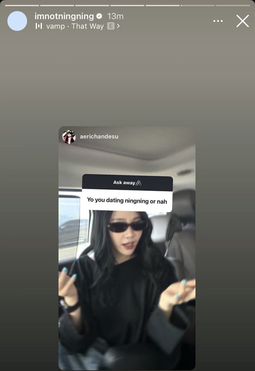 aespapic's tweet photo. NINGNING REPOSTED I’M CRYINGGGG https://t.co/8eKJi6KCa7