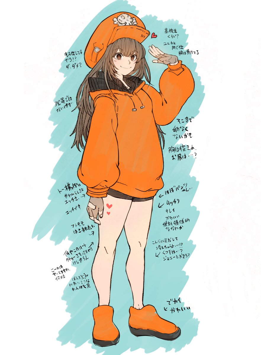PCr9rl's tweet photo. メイちゃんを幼く描きすぎてたので調整、あと備忘録。no資料のため色々間違ってます…資料来たらまた調整で描きます。 https://t.co/HwZxq53zJQ
