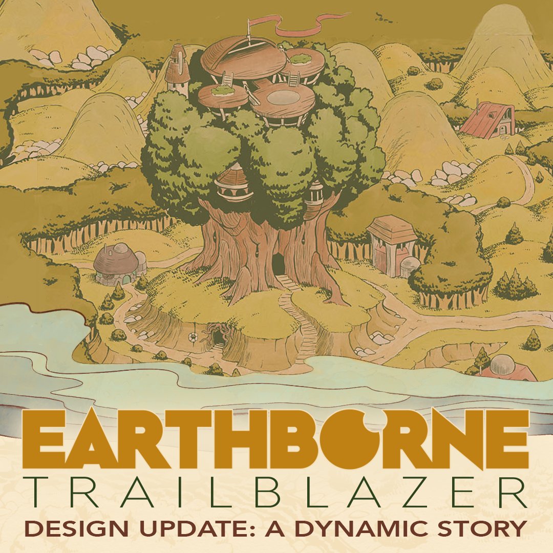 EarthborneGames's tweet photo. New Kickstarter update! In this design focused update, @AFischerGames gives a deep dive on the inner workings of Earthborne Trailblazer, and how stories emerge from play.
 https://t.co/MCIipgpmDt https://t.co/zLMlIsRSQS
