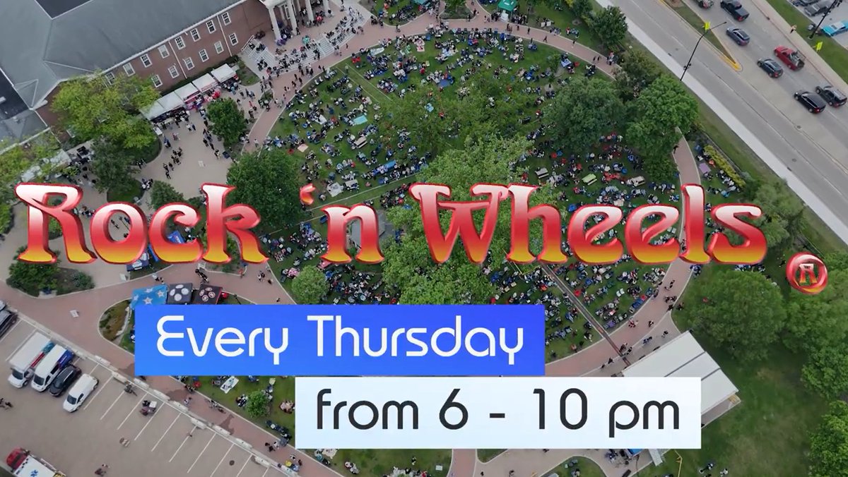 AddisonVillage's tweet photo. Get excited, because next Thursday, June 4th, marks the first Rock 'N Wheels of the season!

8 PM: JUMP (Van Halen) 
Opening up at 6:30 PM: Bad Motor Scooter (Sammy Hagar)

Food, beverages and ice cream available for purchase 

More details at https://t.co/kGWcTznCB7 https://t.co/uyHdPv7vih