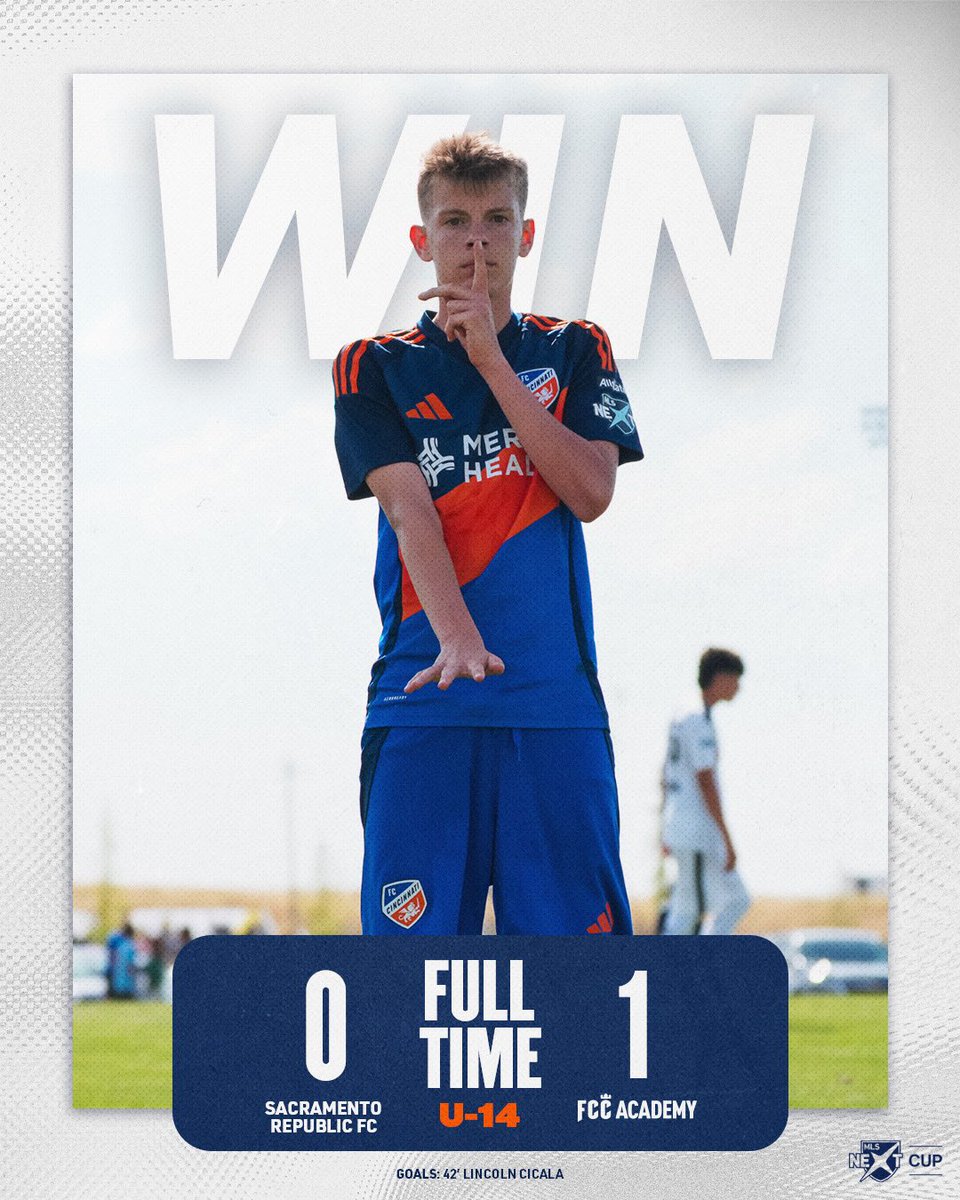 FCCincyAcademy's tweet photo. ➕3️⃣

Both teams advance to quarterfinals tomorrow! https://t.co/POD4BOXoqF