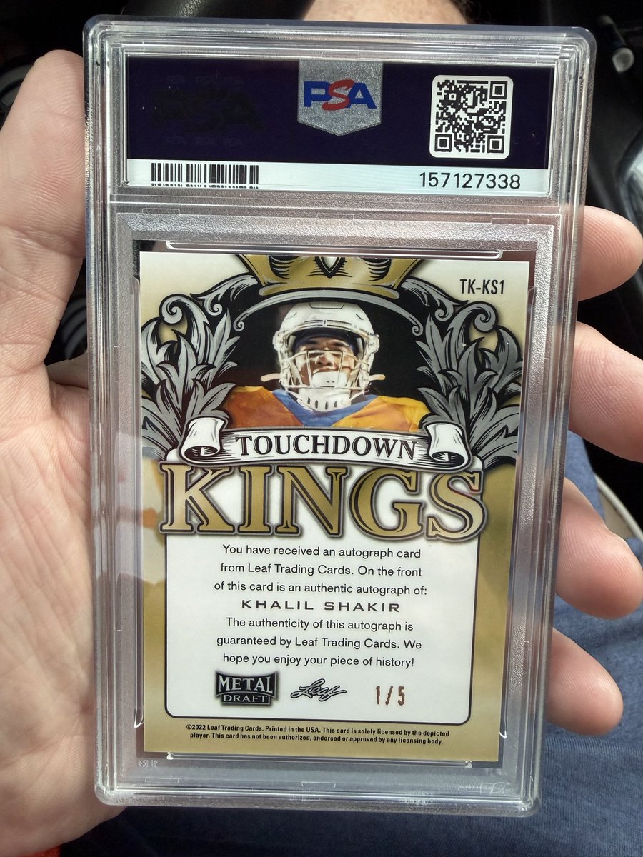 TeepsQ's tweet photo. Although not the best cards, pretty cool having a 1/5 and 1/1 https://t.co/Jr4tC7iCh2
