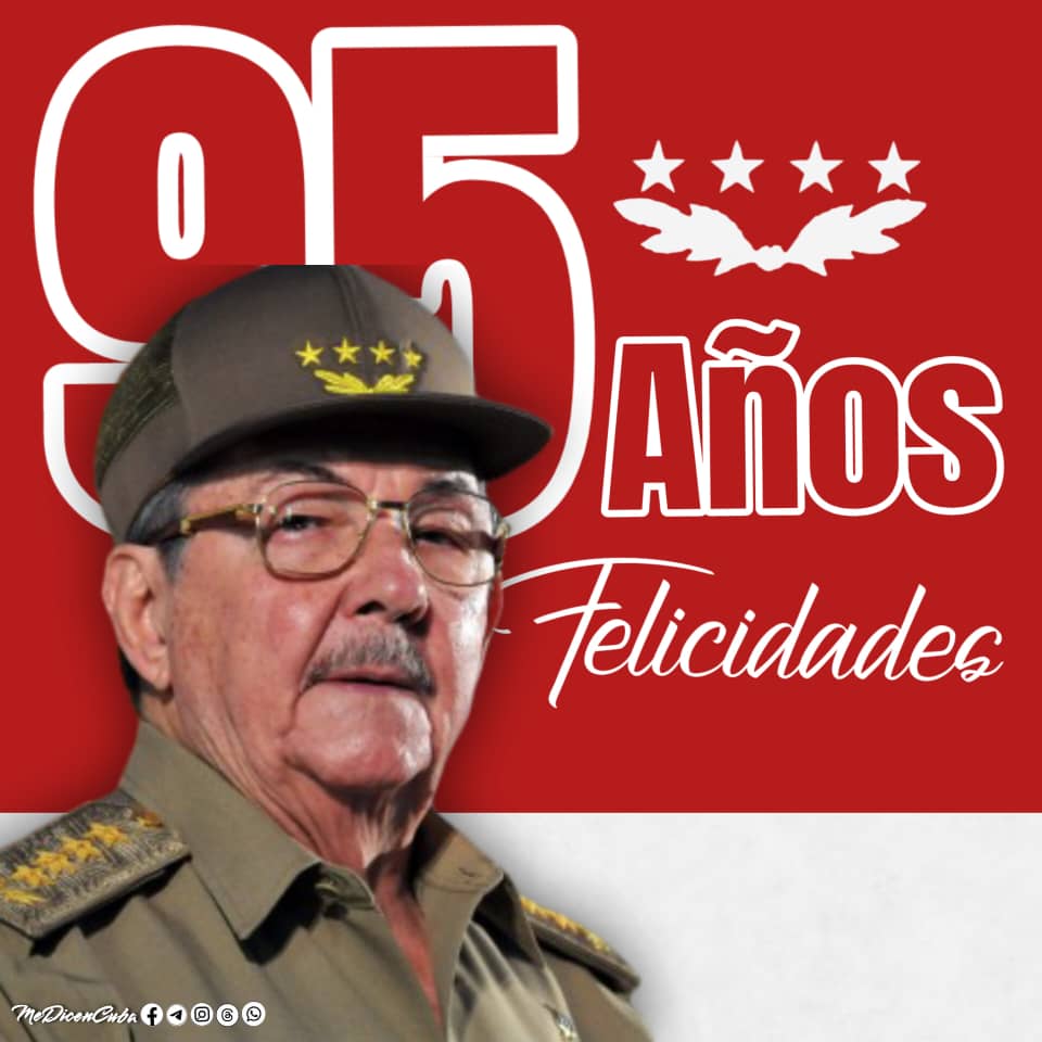 CitmaLT's tweet photo. Homenajeamos a Raúl en sus 95 años con hechos: defendiendo lo construido y transformando lo que funcione mal. Gracias por la firmeza y humanidad. 

#95DeRaúl #RaúlEsRaúl https://t.co/Zxwur8aRW7