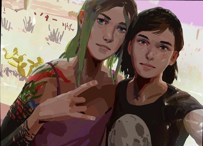 lisconfession's tweet photo. #383: I HATE the art of the picture of Max and Chloe in the road that appears during DE. The one in LiS 2 is really pretty, but the one in DE makes them look so weird and disproportionate https://t.co/puzdcDKcX4