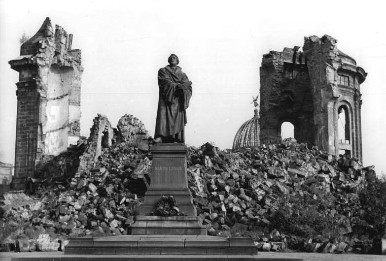 TheLuthInn's tweet photo. Frauenkirche in Dresden, Germany.

A Baroque Lutheran church built from 1726 to 1743, it was destroyed in the Allied firebombing of Dresden in 1945 and rebuilt between 1994 to 2005. 

A bronze statue of Martin Luther, present since 1885, survived the bombing. 

It is an active Evangelical Lutheran parish.