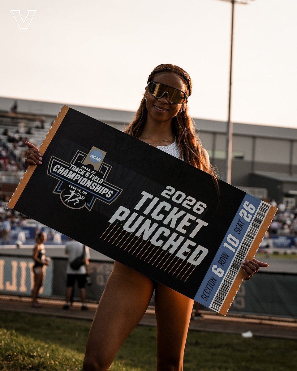 vandyxctrack's tweet photo. 𝐓𝐈𝐂𝐊𝐄𝐓 𝐏𝐔𝐍𝐂𝐇𝐄𝐃 🎟️🤩 

Lena Gooden finished with a 6.38 meter long jump mark to punch her ticket to Eugene!

#AnchorDown https://t.co/bSUiz9gQ7e