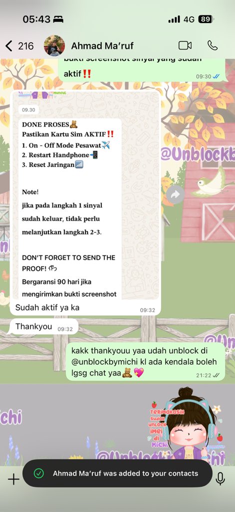 Michi || Fsr on Wa! tweet media
