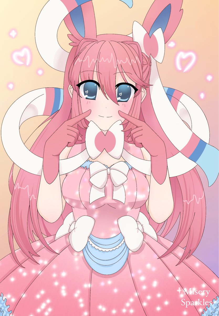 MiserySparkles's tweet photo. Sylveon <3
Been wanting to draw my interpretation of her human version for a while XD
#cute #digitalart #sylveon #anime #art #Pokemonartㅤ https://t.co/NAw6Ipsu3z