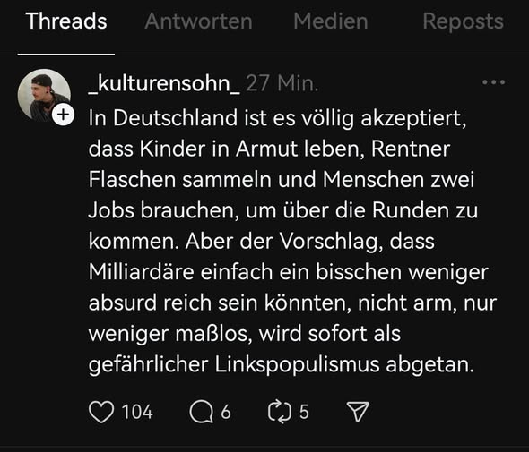 Ferika0409's tweet photo. Man kann das nicht oft genug wiederholen!
Wozu brauchen Menschen mehr Geld, als sie jemals für 20 Generationen verbrauchen können? WOFÜR? https://t.co/ySAZeJqNB1