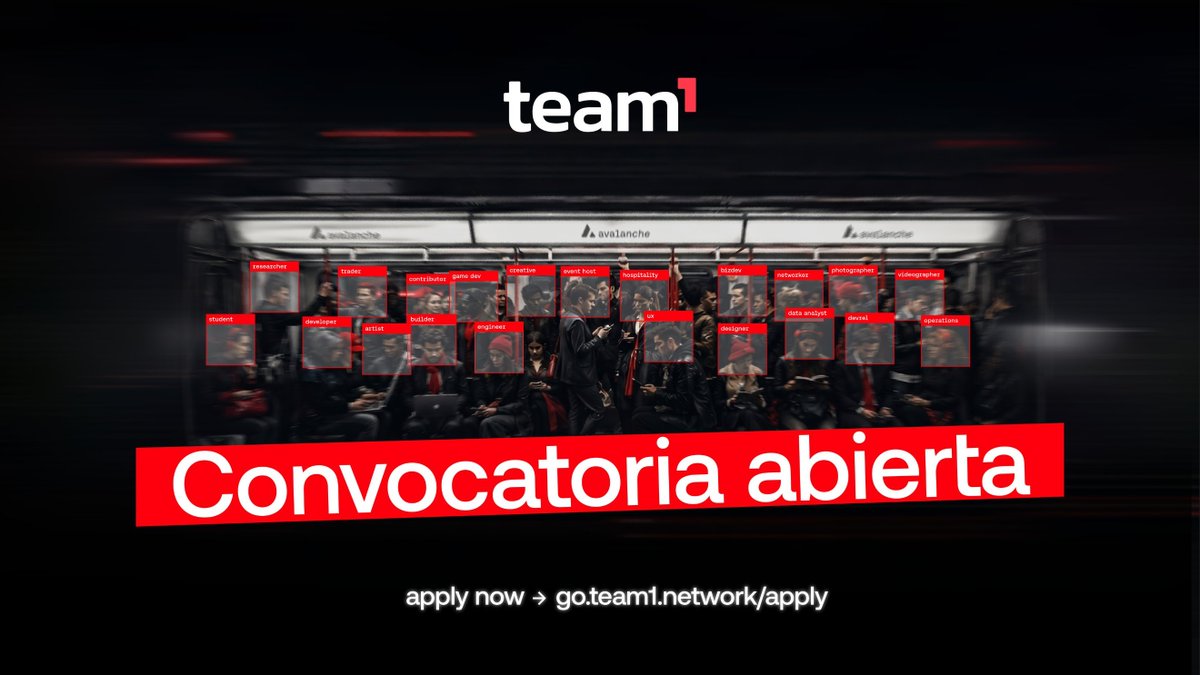 Coleguin_'s tweet photo. La mejor oportunidad para iniciar en el mundo blockchain y crypto desde cualquier rol de la mano de los mejores @avax 🔺🫶

Aplica aquí 👉 https://t.co/ki8FH6MY6j https://t.co/ttNBBpcLgx
