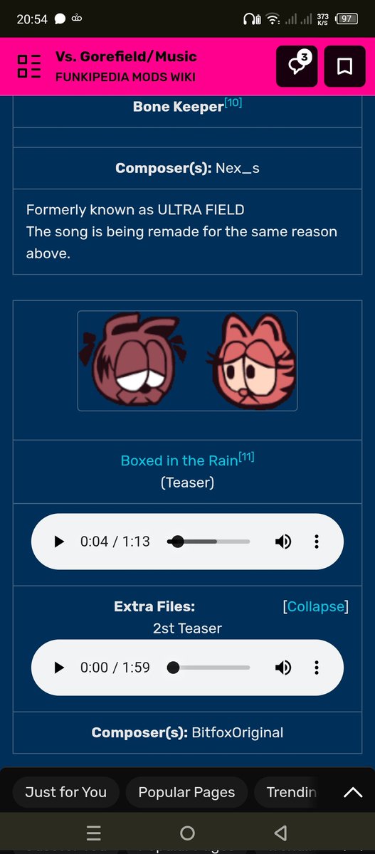 RondonAzopardo's tweet photo. Noticias del Vs gorefield v3:

La primera canción de cryfield tendrá de título boxed in the rain 

Y temos una nueva canción para cartoonfield ojo posiblemente tendremos una nueva semana para el personaje 

Y la nueva versión para take me jon 
Que salió semanas atrás véanlo https://t.co/ogEcB2DdFr